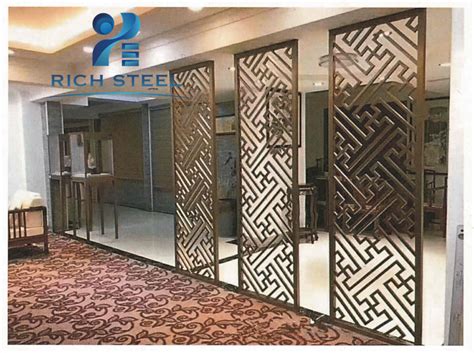 laser cut metal wall partitions